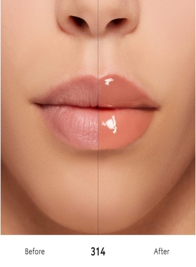 Gucci Hydrating Plumping Lip Gloss 6.5ml – 314 - Sadie Coral High-Shine Volumizing Gloss with Moisture Boost - Image 3